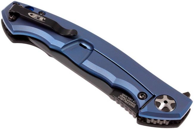 Image for Zero Tolerance 0452CFBLUBLK M390 Sprint Run pocket knife, Sinkevich design