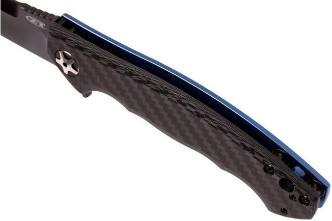 Image for Zero Tolerance 0452CFBLUBLK M390 Sprint Run pocket knife, Sinkevich design