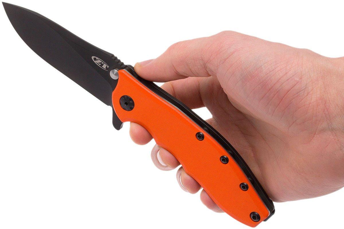Zero Tolerance 0562ORBLK pocket knife Sprint Run, Rick Hinderer