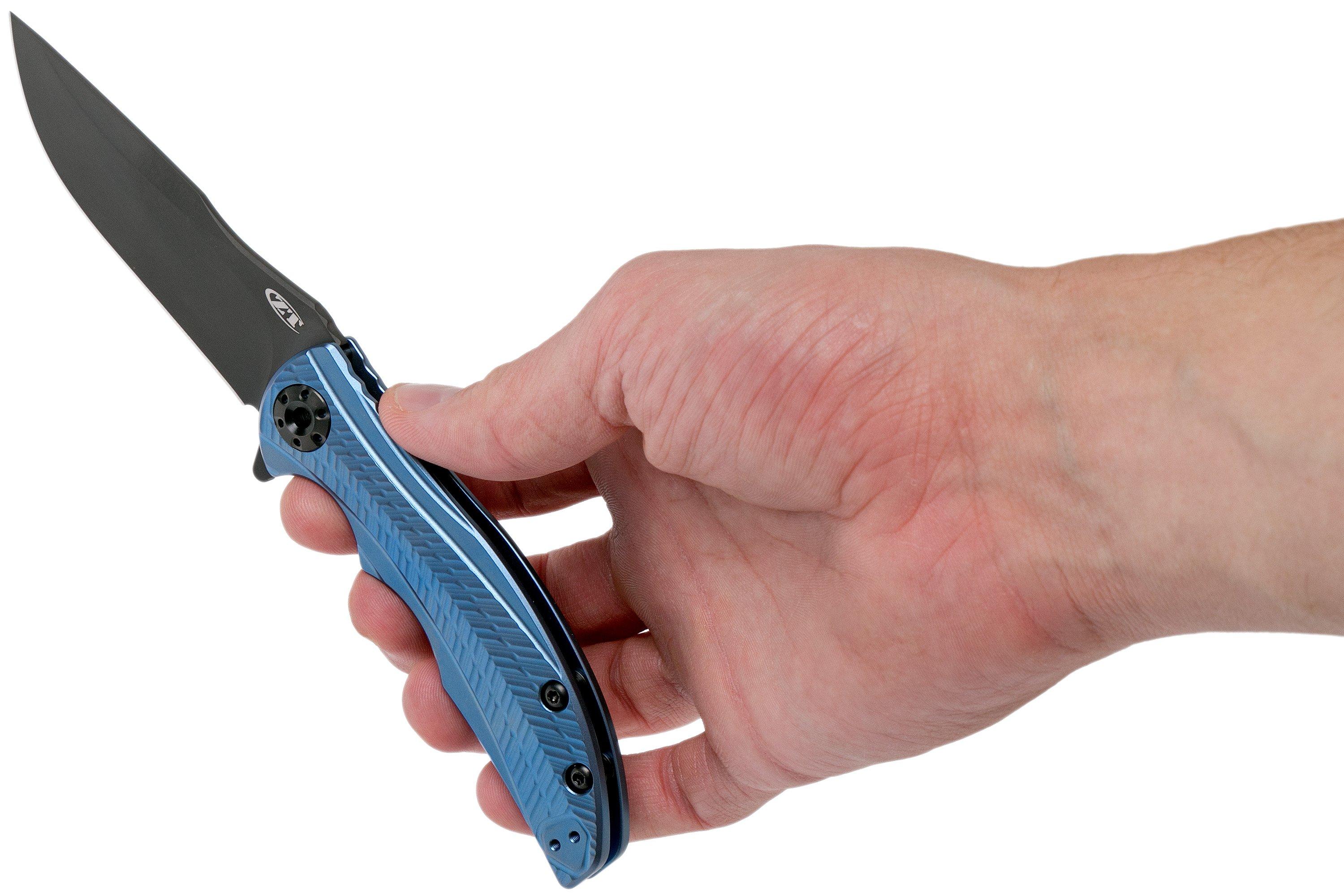 Zero Tolerance 0609BLUBLK Sprint Run pocket knife, RJ Martin