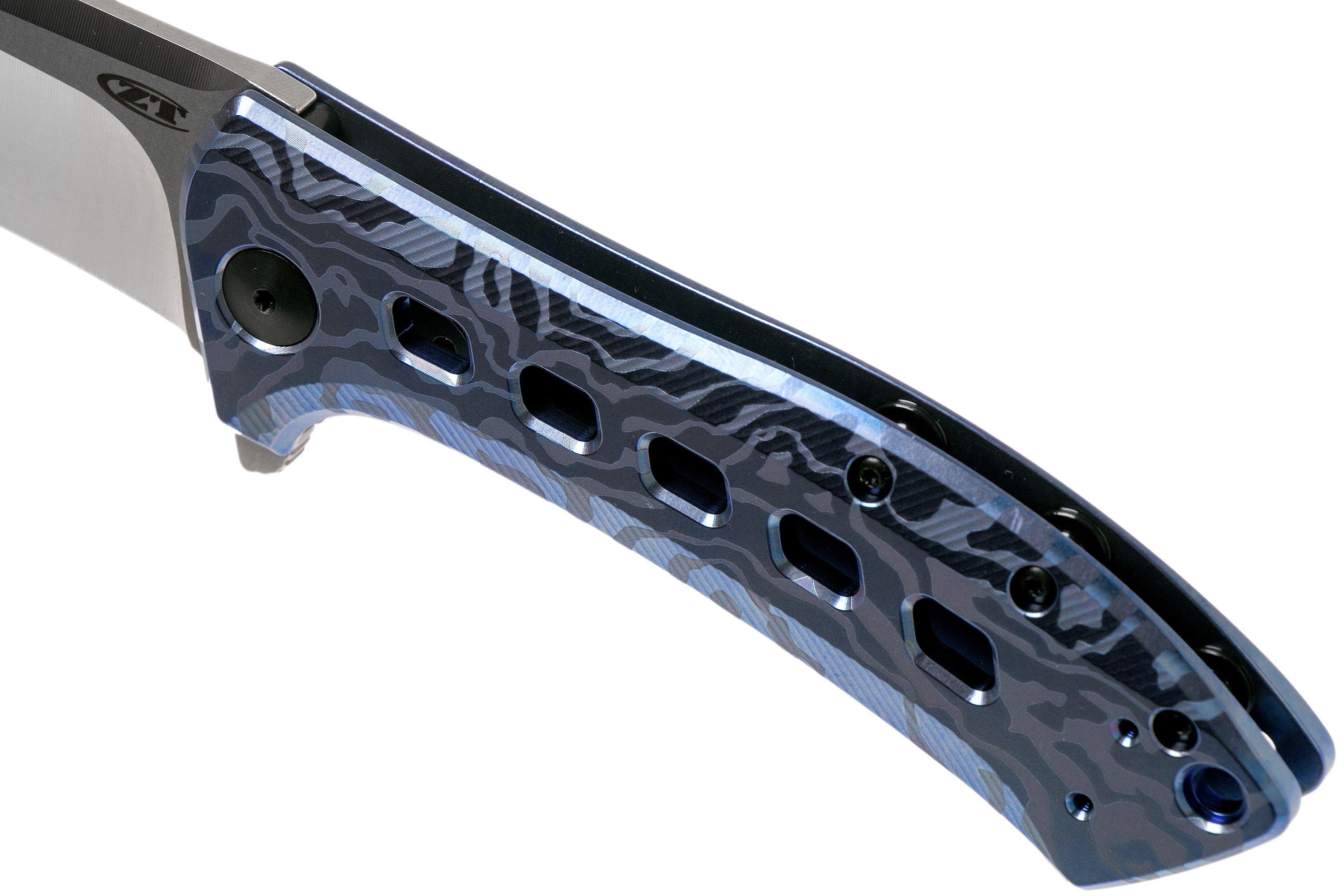 Zero Tolerance ZT0801TIBLU M390 Sprint Run pocket knife, Todd