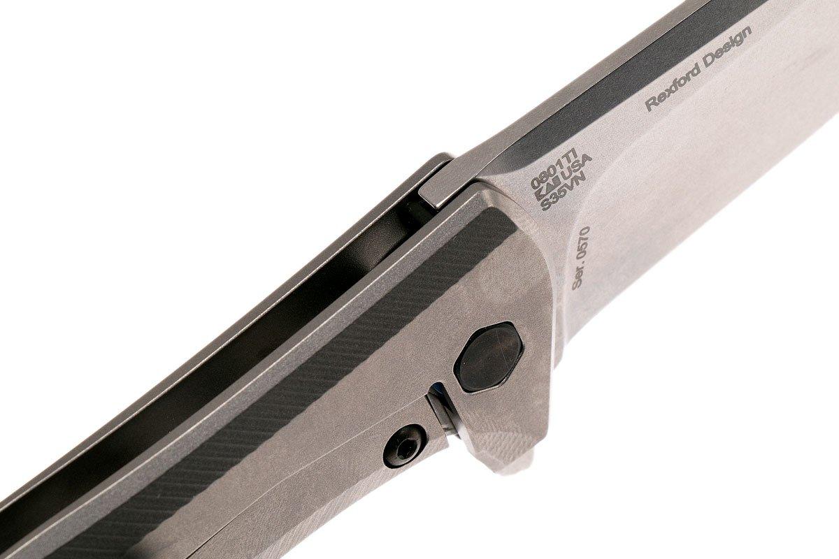 Zero Tolerance 0801Ti pocket knife S35VN, Todd Rexford design