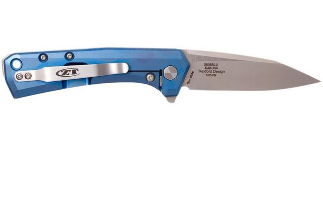 Image for Zero Tolerance 0808BLU pocket knife, Todd Rexford design