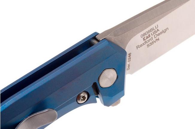 Image for Zero Tolerance 0808BLU pocket knife, Todd Rexford design