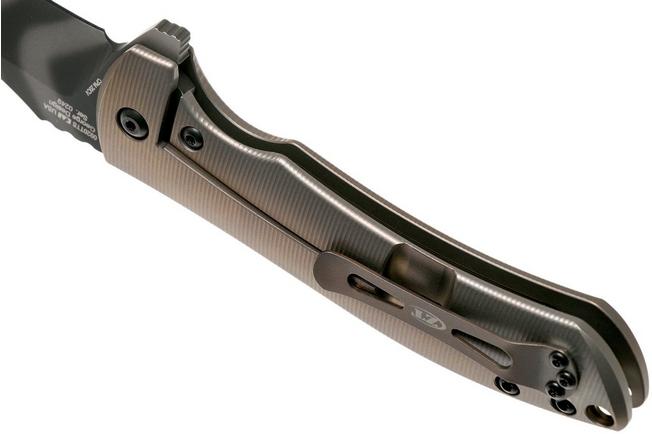 Image for Zero Tolerance 0920TTS Bronze Tiger Stripe Sprint Run pcoket knife, Les George design
