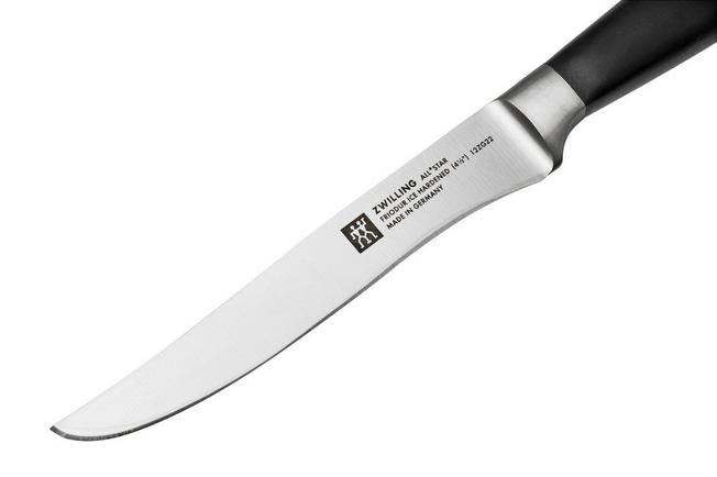 Zwilling All Star 1022591, Juego de 4 cuchillos para carne, plata