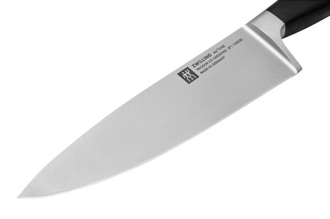 Zwilling Cuchillo pelador Four Stars Plata/Negro