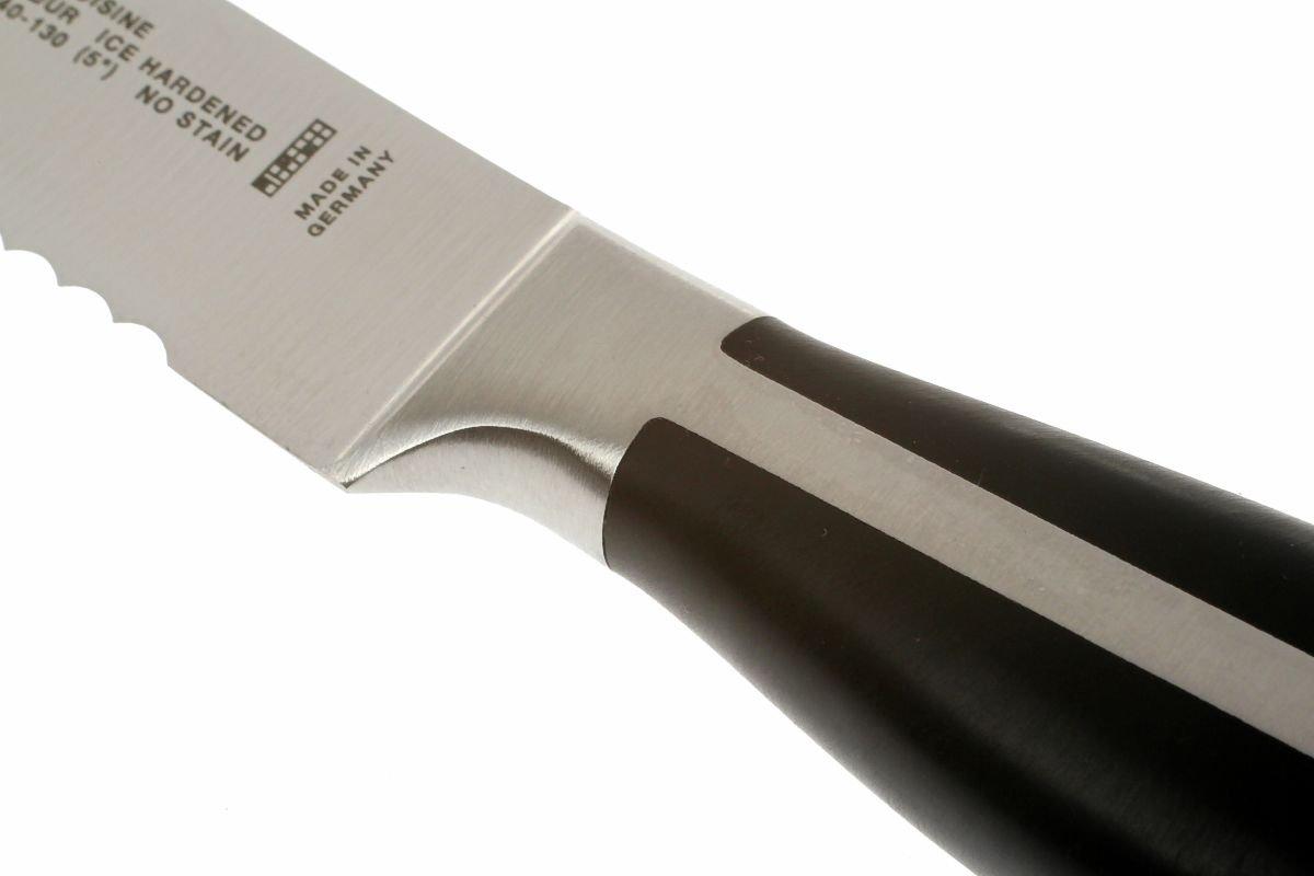 ZWILLING Twin Pollux Utility Knife – 13cm Black, Ice-Hardened German Steel