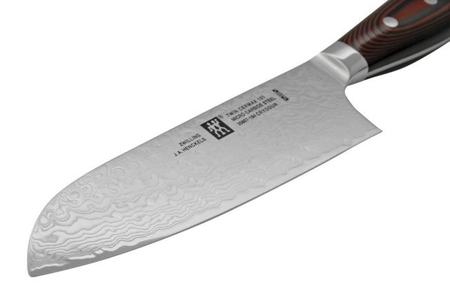 Zwilling Twin Cermax 30867-184-0, 100-layered damascus steel santoku, 18 cm | Advantageously shopping at Knivesandtools.co.uk Zwilling Twin Cermax 30867-184-0, 100-layered damascus steel santoku, 18 cm | Advantageously shopping at Knivesandtools.co.uk