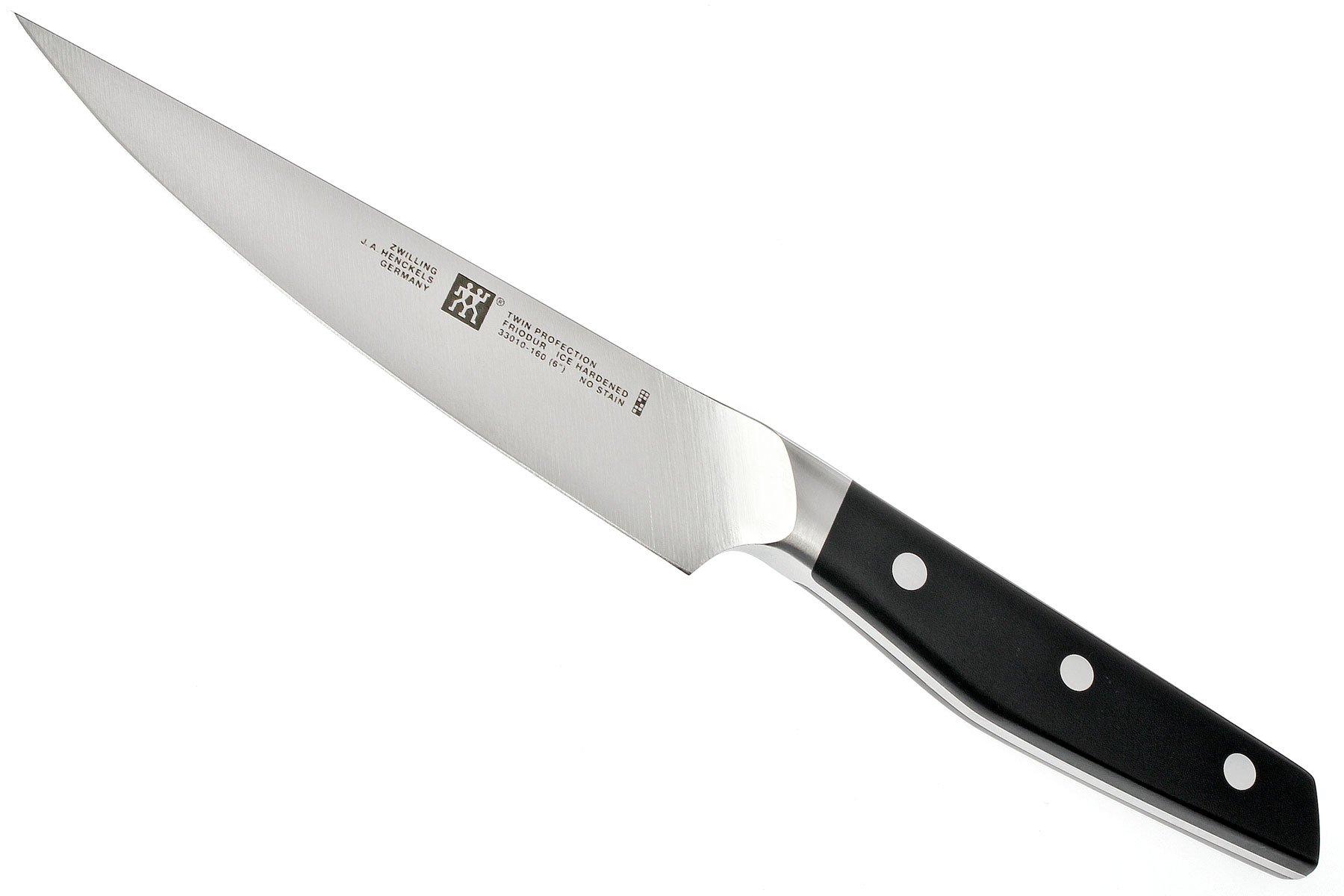 ZWILLING Twin Point 16cm Slicing Knife – Stainless Steel With V-Edge For Meat & Roasts