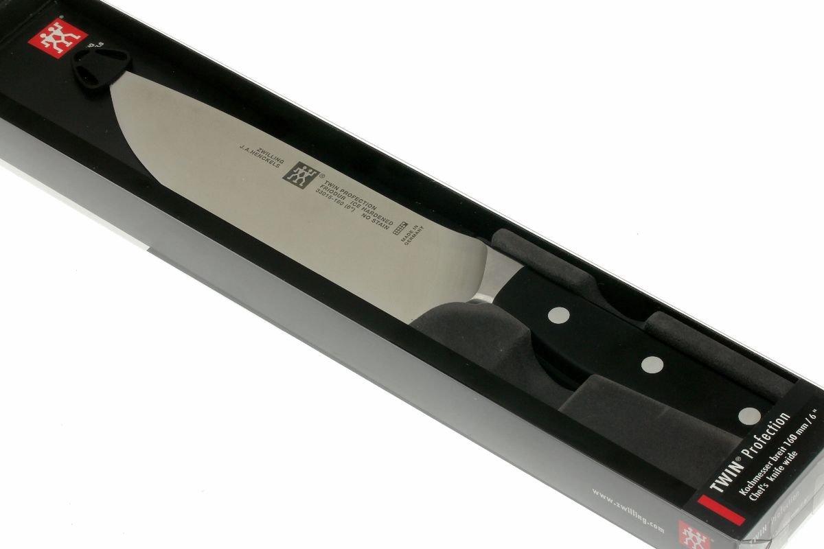 Couteau Wusaki Fujiko 10Cr chef lame damassée 20cm