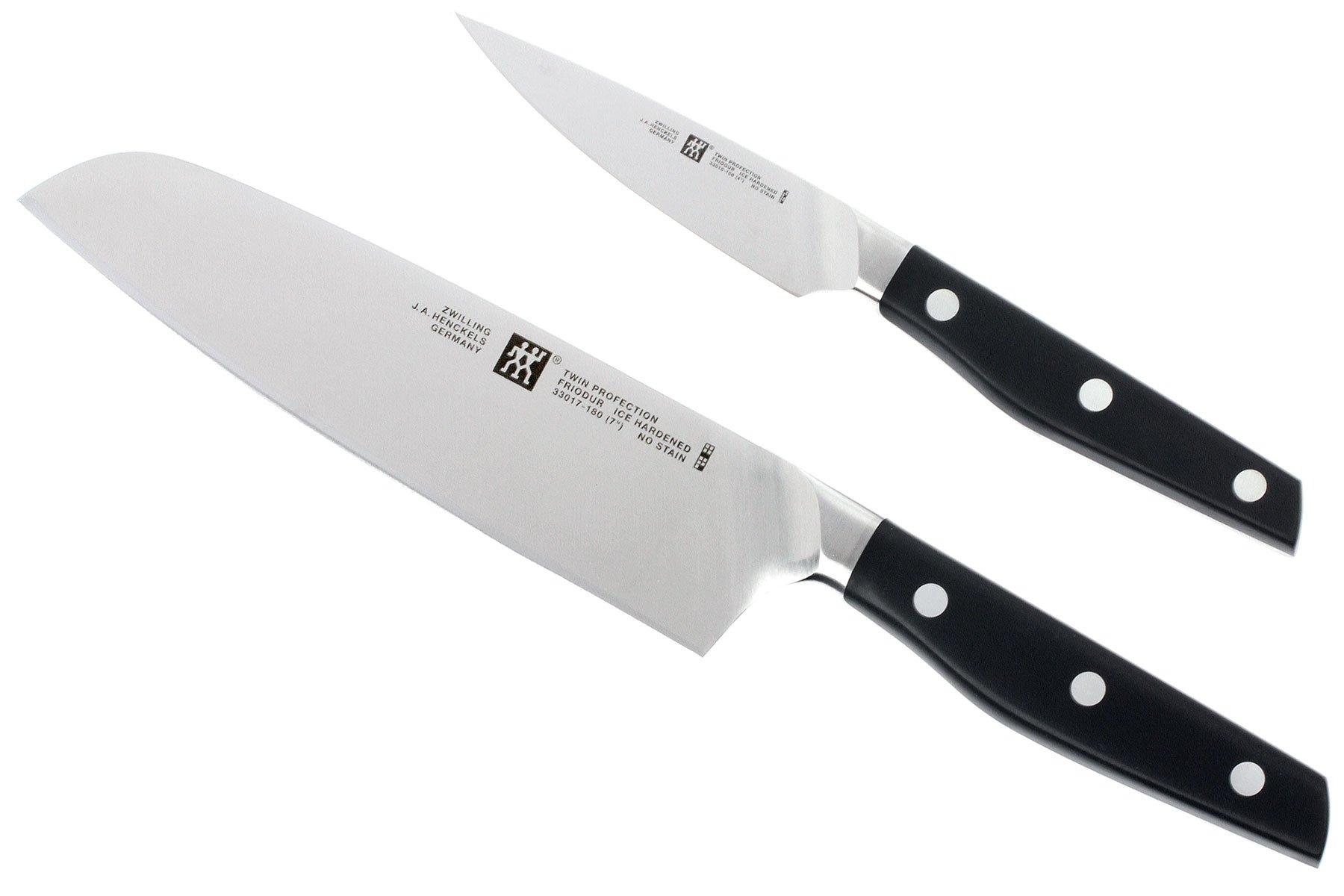 Zwilling J.A. Henckels Twin Profection 2Piece Santoku Knife Set