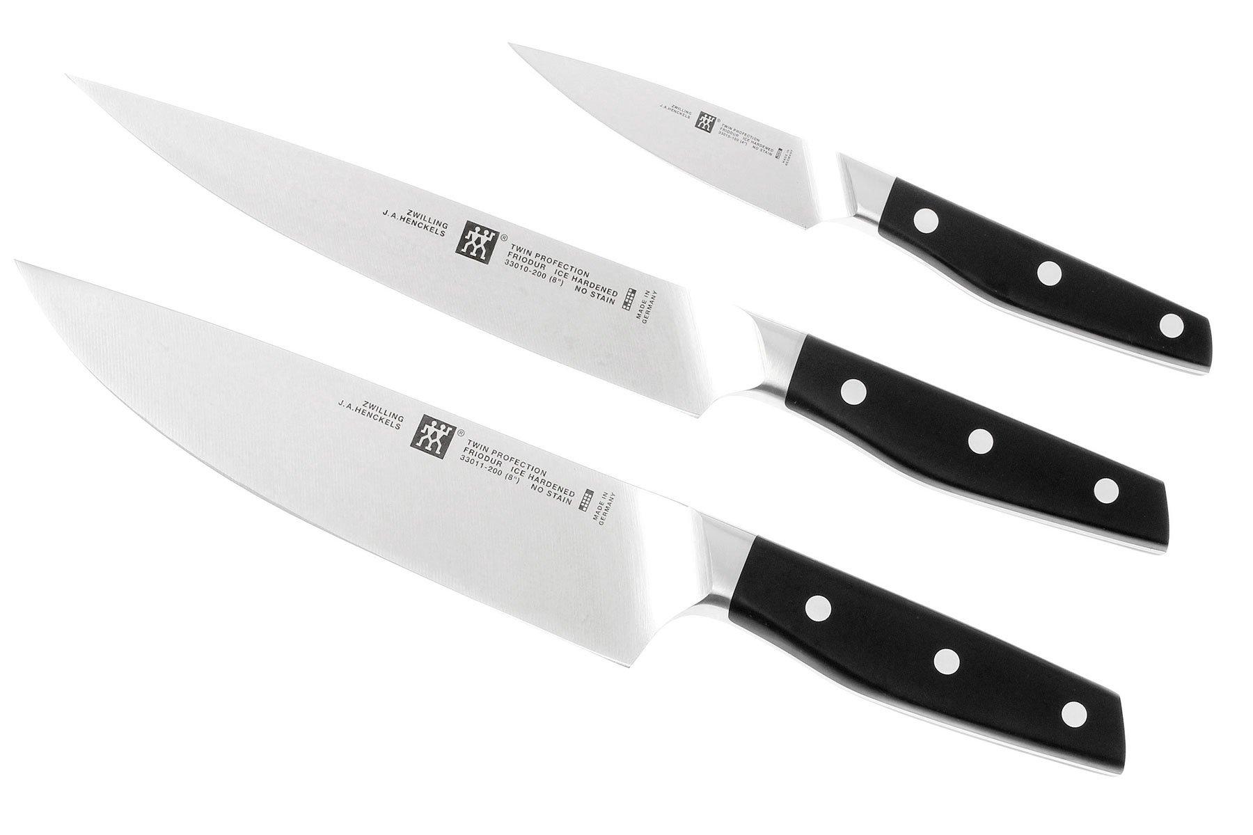 Zwilling J A Henckels Twin Profection 3 Piece Knife Set Advantageously Shopping At Knivesandtools Com
