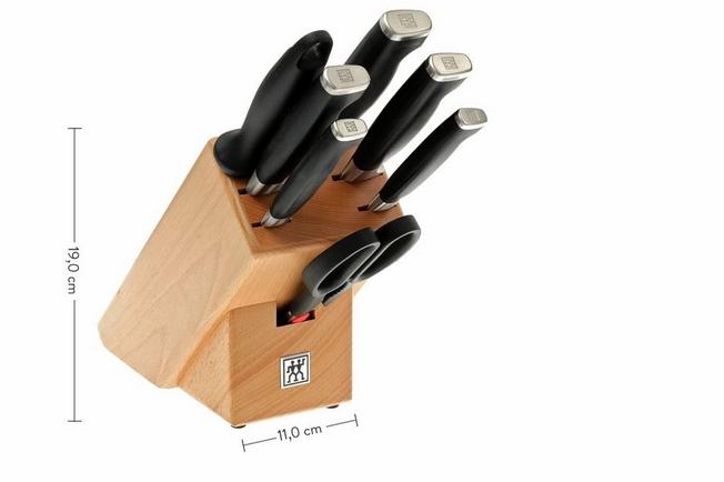 Zwilling 33413-000 Four Star at 33413-000, shopping | block 8-piece knife II Advantageously