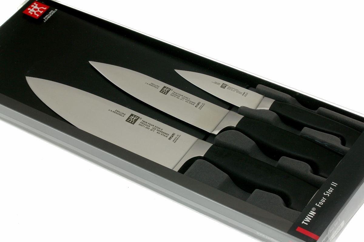 Zwilling - Four Star II knife set 3-piece | Advantageously shopping at ...