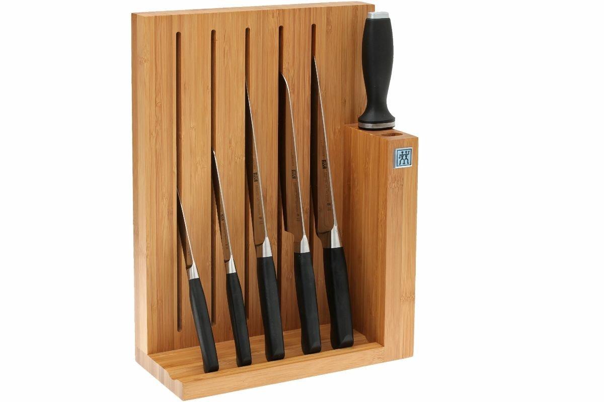 Zwilling 33620003 Pure bamboo knife block, 7piece Advantageously