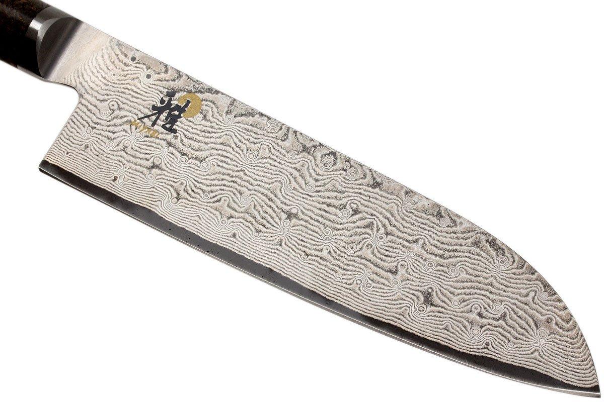 Miyabi Birchwood Rocking Santoku Knife, 7 | Sur La Table