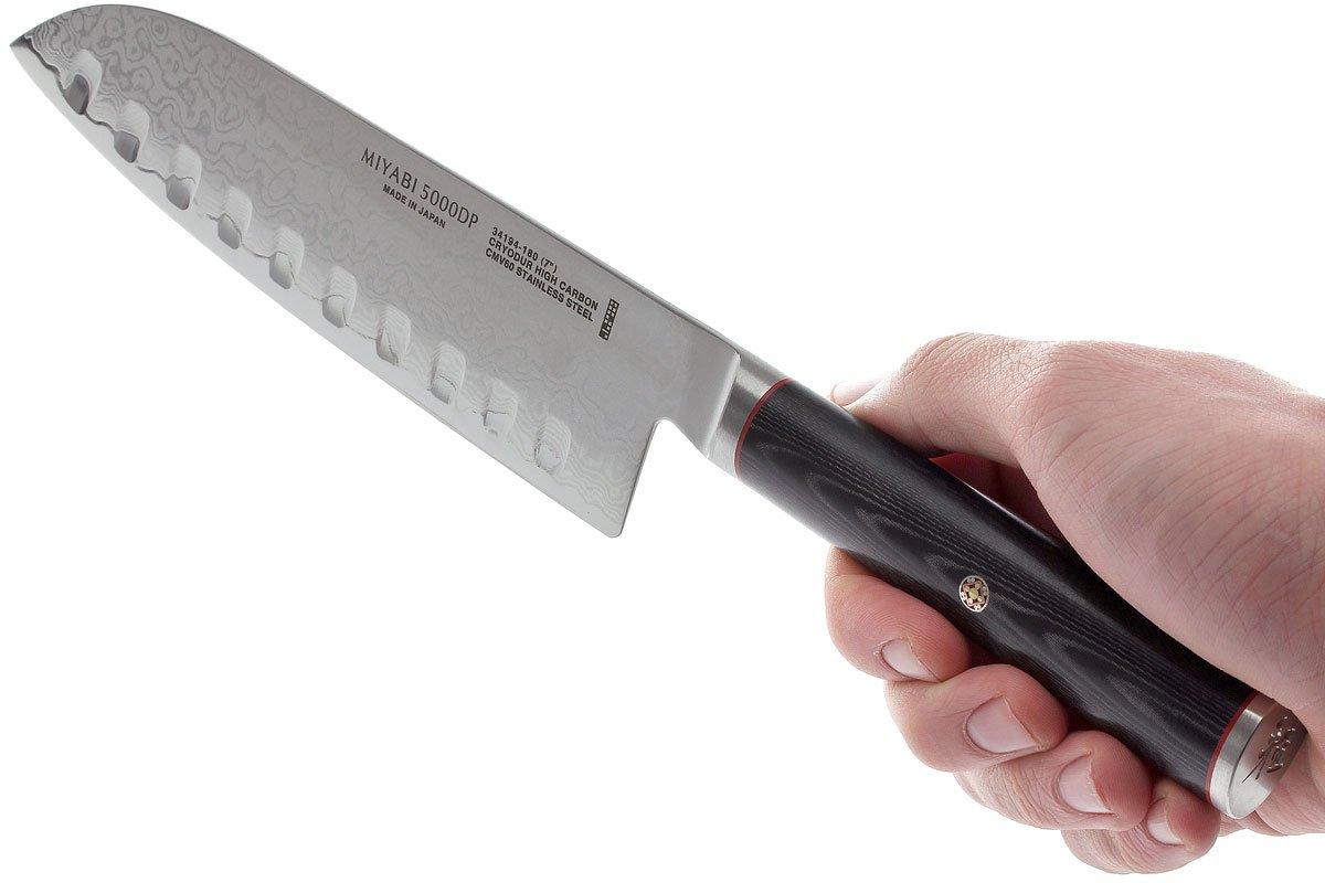 MIYABI 5000DP 三徳包丁 18cm Miyabi 5000DP Santoku with dents, 18 cm, 34194-181 by Zwilling