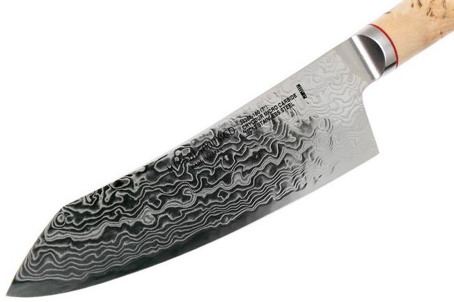 Santoku Miyabi 5000MCD 67 Cuchillo de acero de damasco