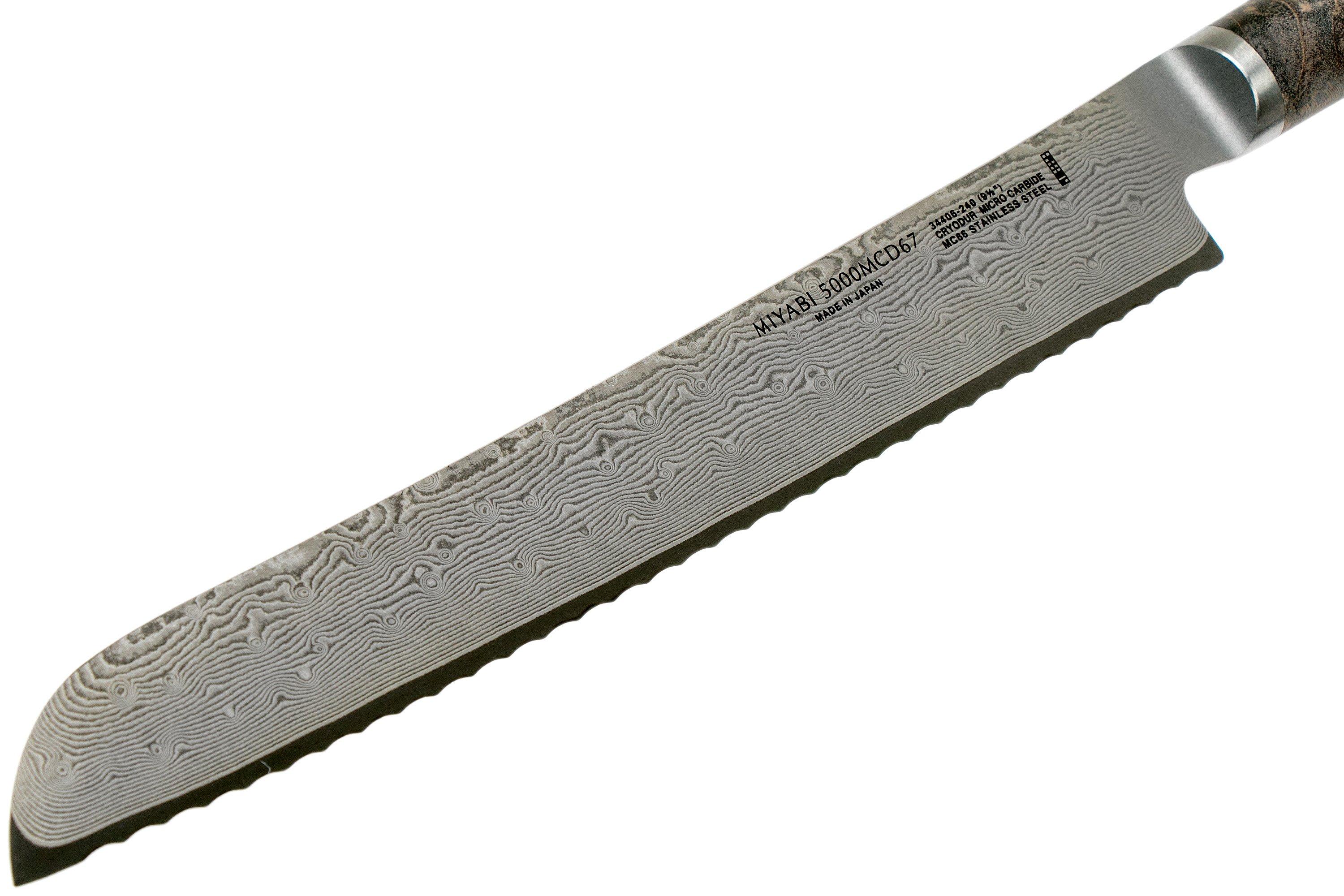 Coltello Da Pane Miyabi 34076 - Lama SG2 Con Finitura Tsuchime