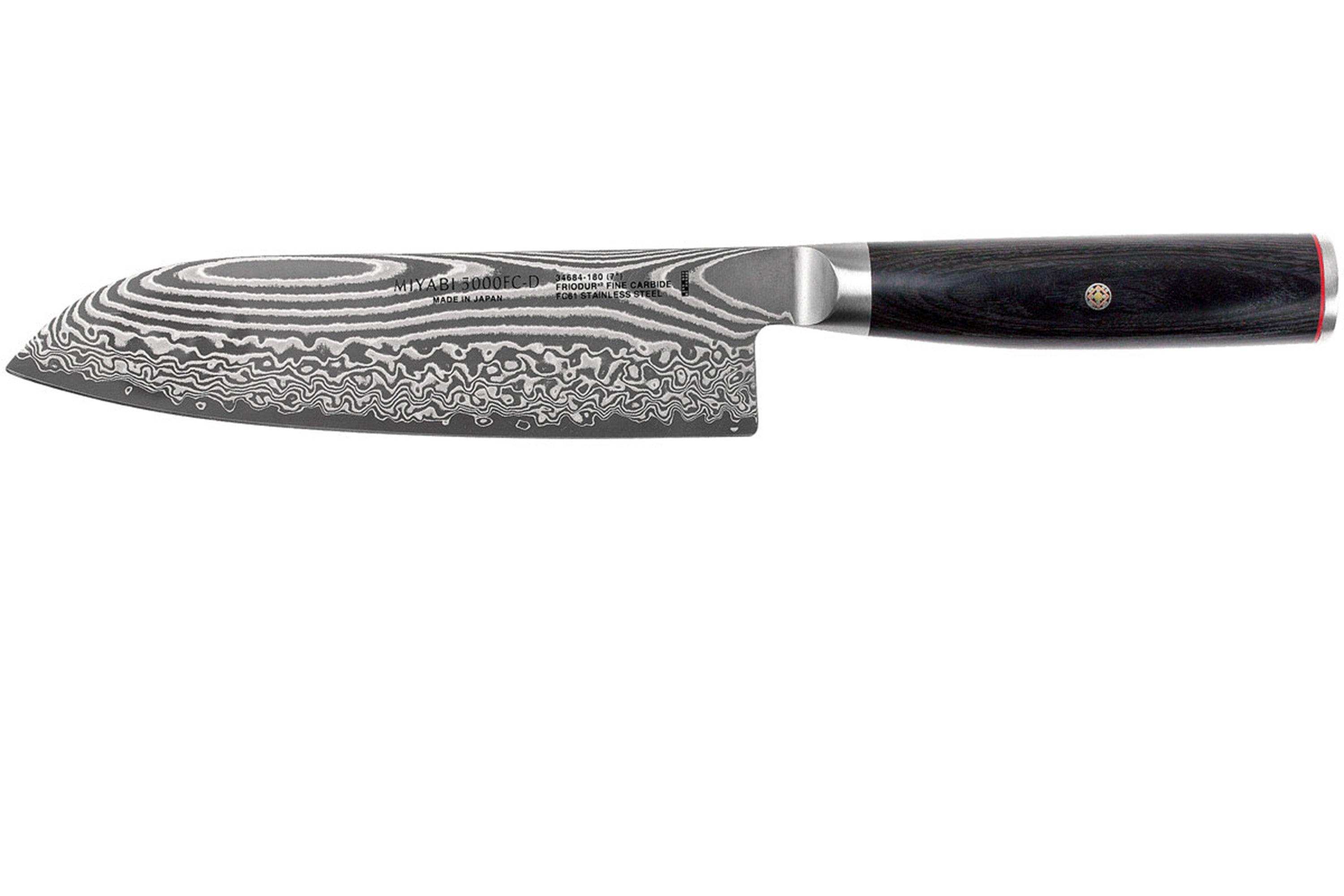 zwilling miyabi 5000 fcd santoku 18 cm coltello cucina