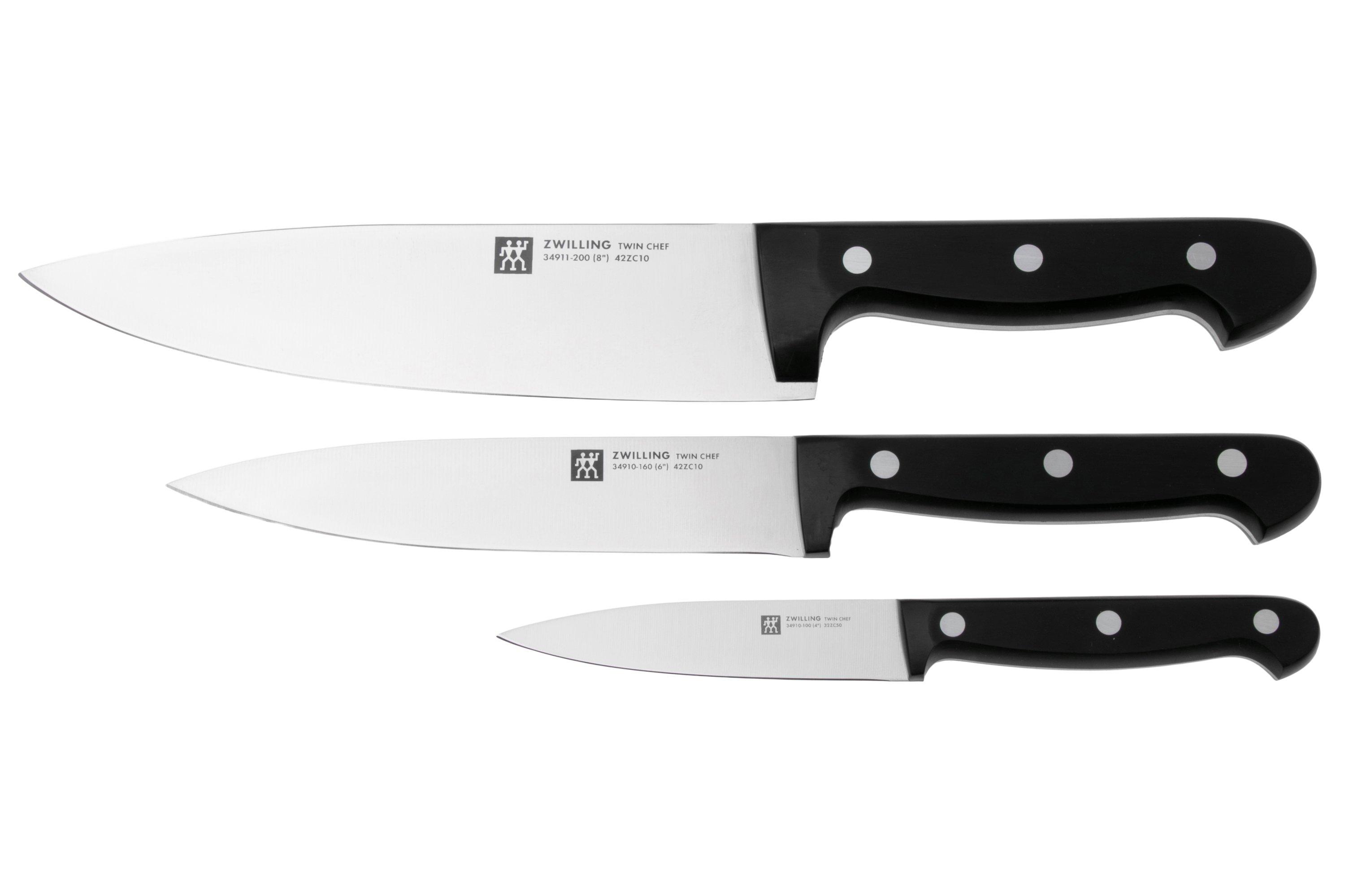 Zwilling 34930-006 Twin Chef 3-piece knife set
