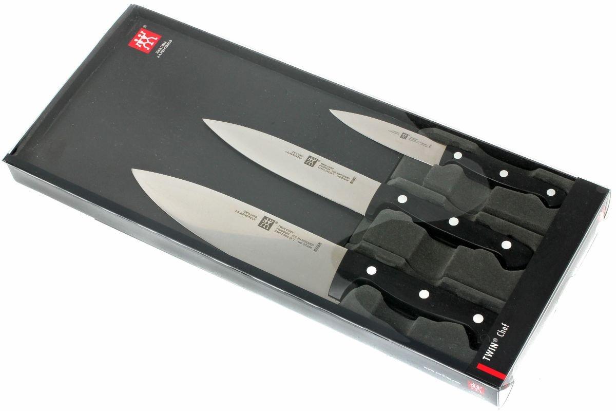 lezer Buigen Geurig Zwilling 34930-006 Twin Chef 3-delige messenset | Voordelig kopen bij  knivesandtools.be