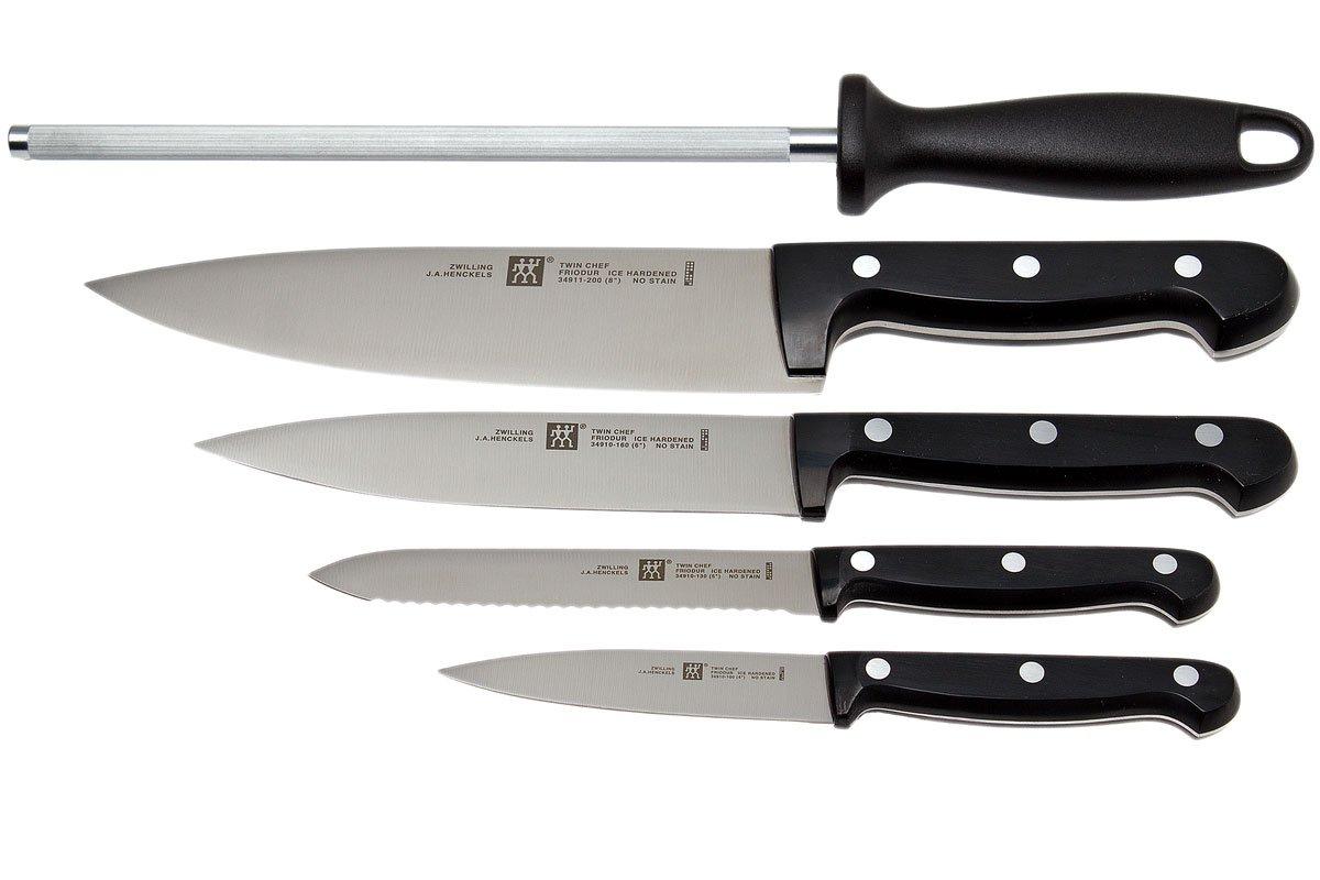 Zwilling Twin Chef knife block, 5pc, 34932000 Advantageously