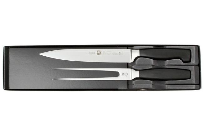 ZWILLING J.A. Henckels Four Star 2-pc Carving Knife & Fork Set