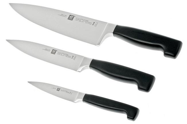 Zwilling J.A. Henckels Four Star 3-Piece Starter Knife Set