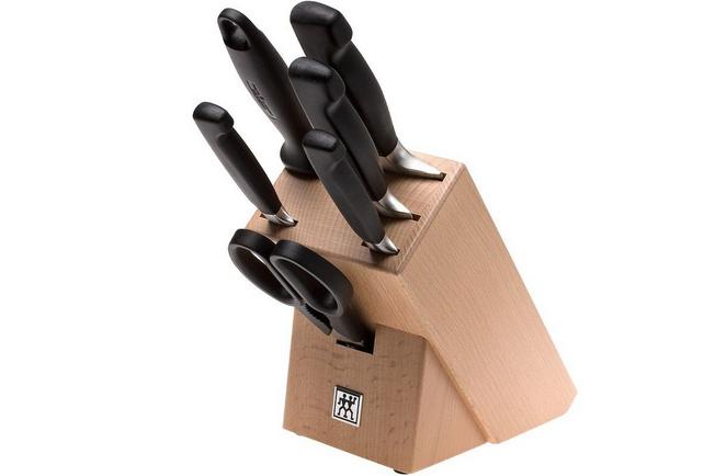 Zwilling Four Star 6-pc knife block, 35066-000 | Advantageously shopping at