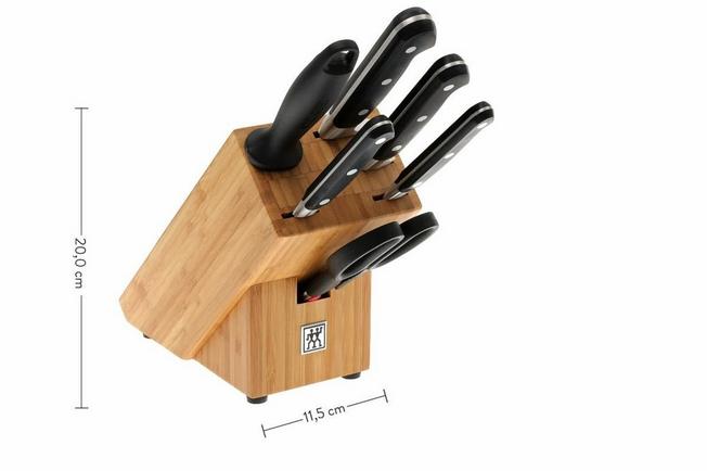 Bloc 7 couteaux et ustensiles Zwilling Professionnals S