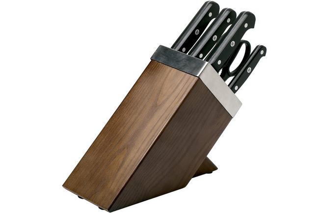 Zwilling JA Henckels 7-Piece Gourmet Self-Sharpening Knife Block Set