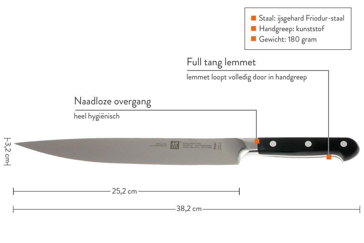 Zwilling JA Henckels TWIN Pro-S Cuchillo De Chef 8 Pulgadas Negro - Yaxa