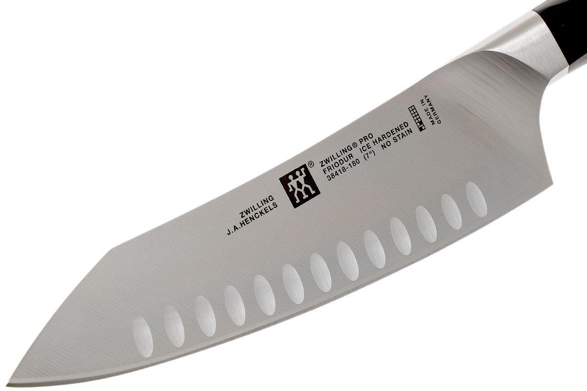 Zwilling Pro hollow edge santoku knife, 38418-181-0