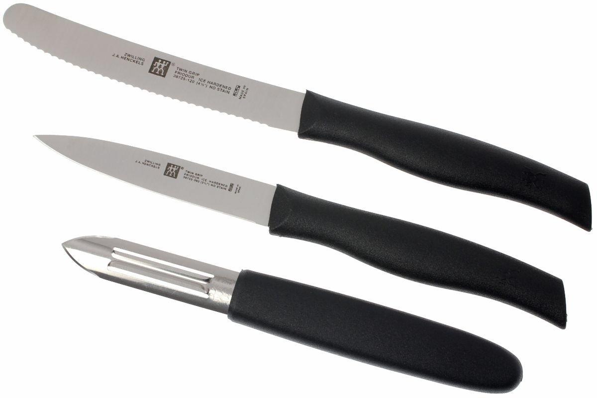Zwilling All Star 1022597, Set Di Coltelli E Ceppo Portacoltelli Da 7 Pezzi Neroargentato