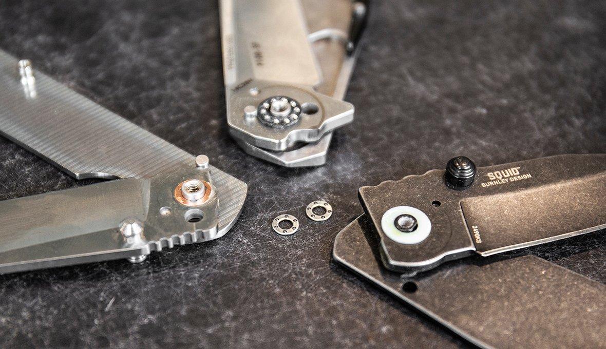 Bearings for pocket knives: all washers and ball bearings