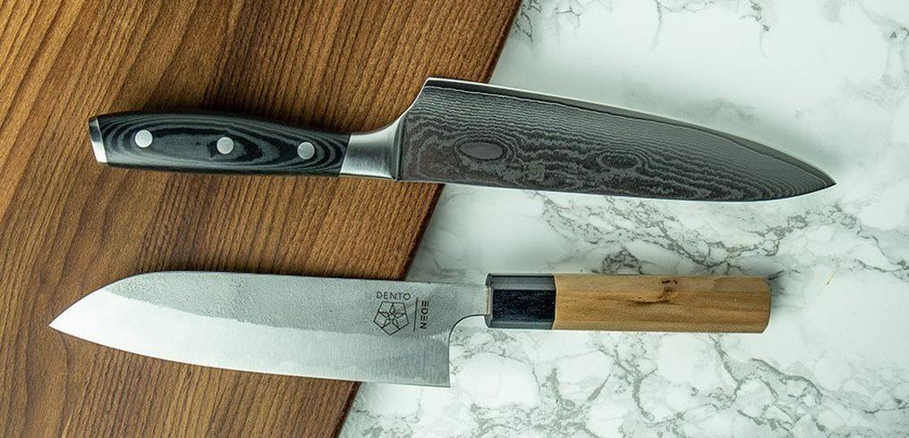 Japanese versus European kitchen knives