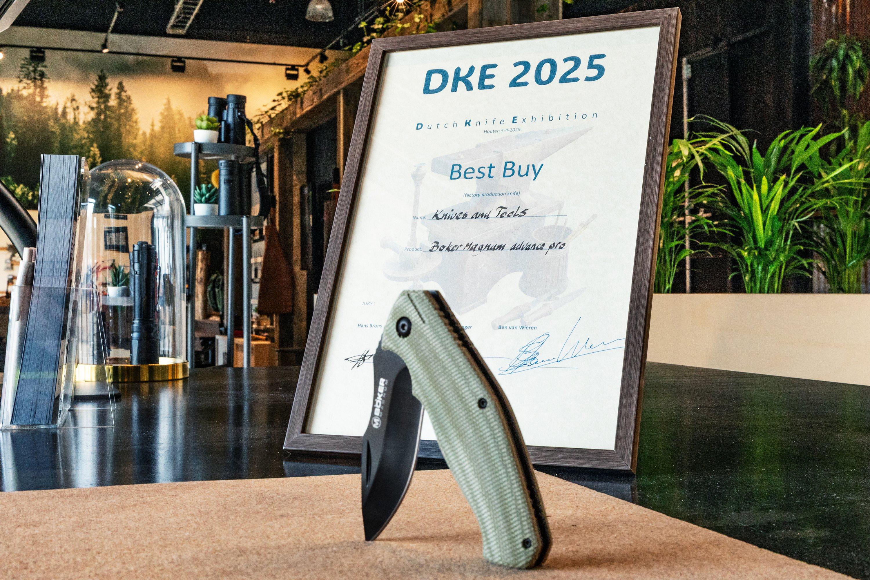 La Böker Magnum Advance Pro 42 gana el premio Best Buy Award en la Dutch Knife Exhibition 2025