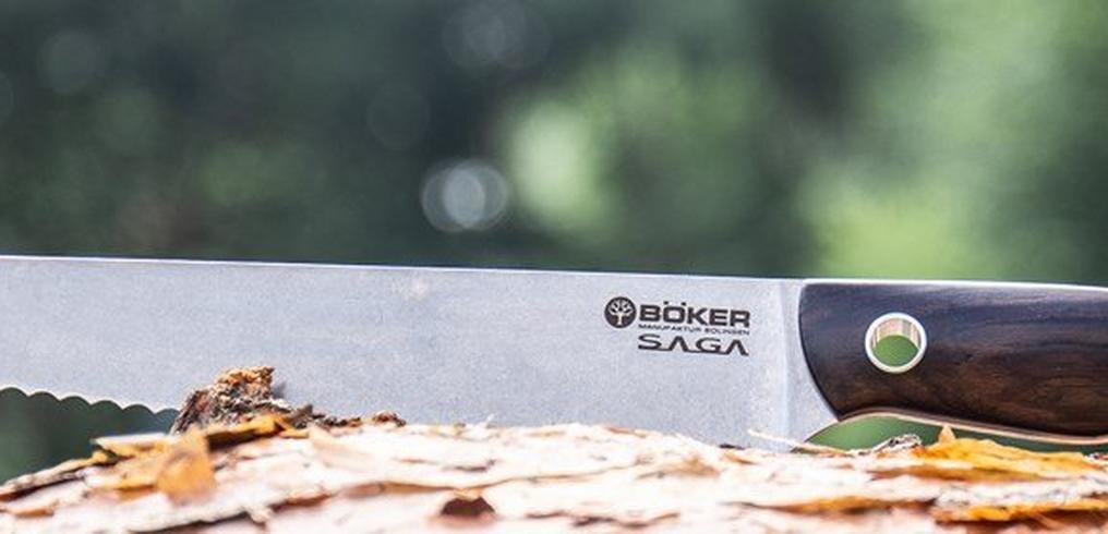 Böker Saga Grenadill kitchen knives