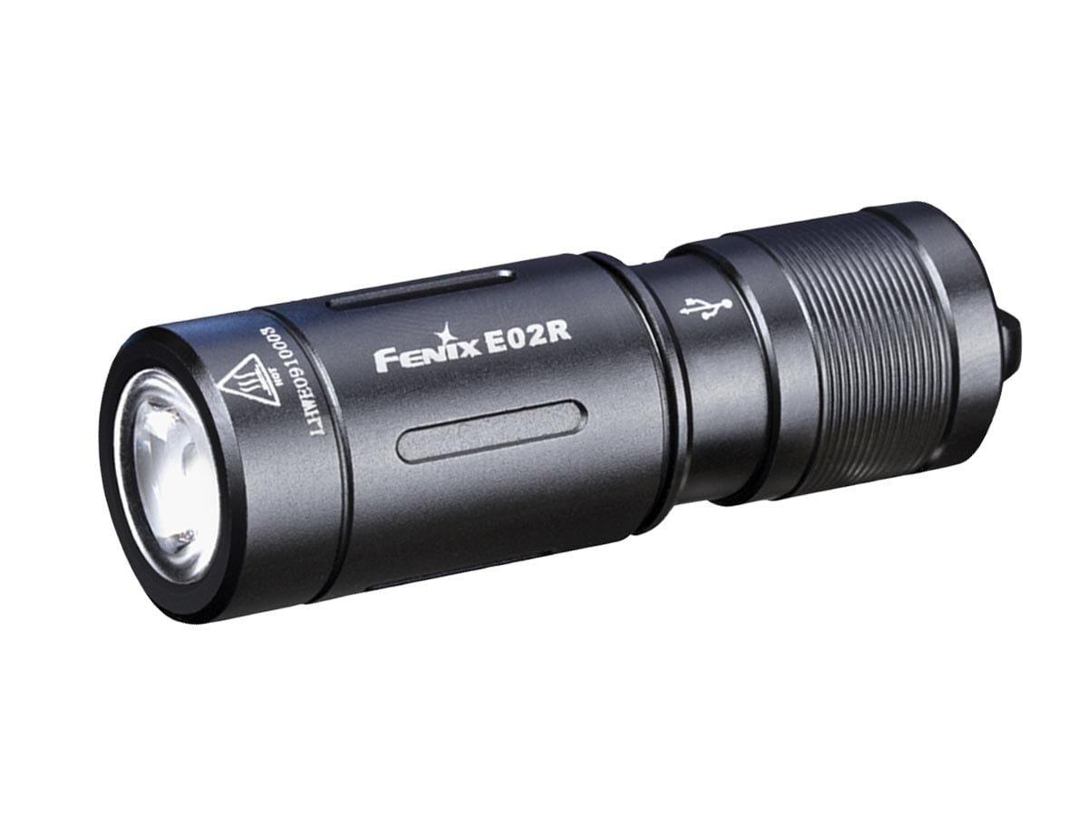New at Knivesandtools: Fenix E02R rechargeable keychain flashlight
