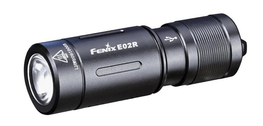 New at Knivesandtools: Fenix E02R rechargeable keychain flashlight