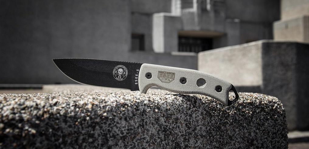 Lulu - Fixed Blade Knife - Black Coated Raw MagnaCut – Knafs