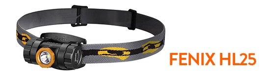 Fenix HL25: lichtgewicht LED-hoofdlamp die tegen een stootje kan