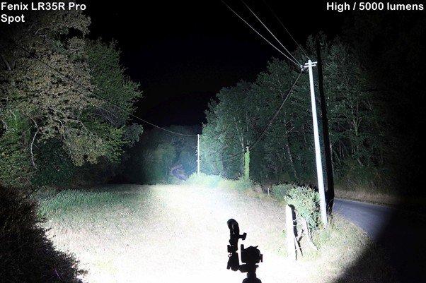 Fenix LR35R Pro Spot High 5000 lumens