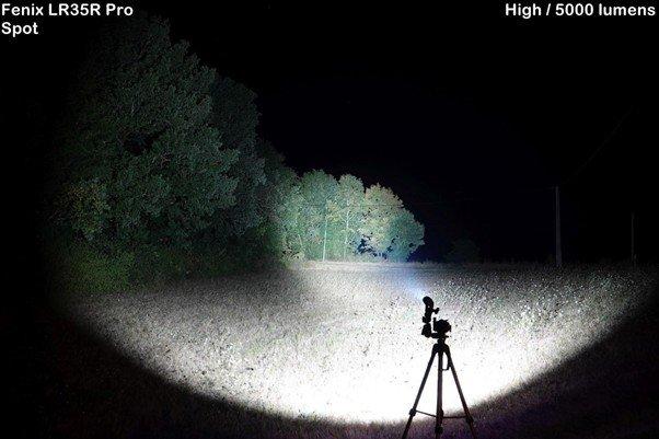 Fenix LR35R Pro Spot High 5000 lumens