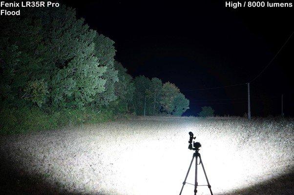 Fenix LR35R Pro Flood High 8000 lumens