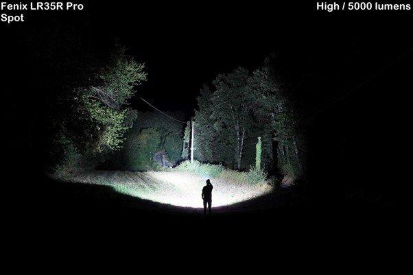 Fenix LR35R Pro Spot High 5000 lumens