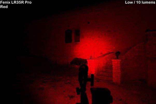 Fenix LR35R Pro Red Low 10 lumens