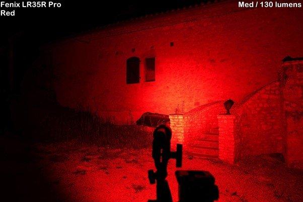 Fenix LR35R Pro Red Med 130 lumens